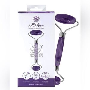 Daily Concepts Amethyst Facial Roller - Purple